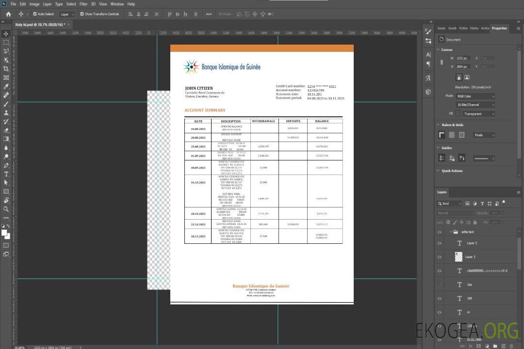 Guinée Déclaration de la Banque Islamique de Guinée template Guinée Déclaration de la Banque Islamique de Guinée template